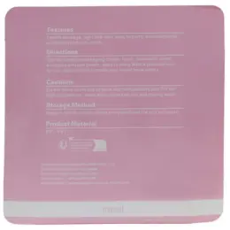 5-Piece Refillable Travel Bottle Set Pink Pouch Back